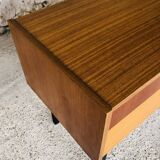 Teak storage unit with metal legs Circa 70's