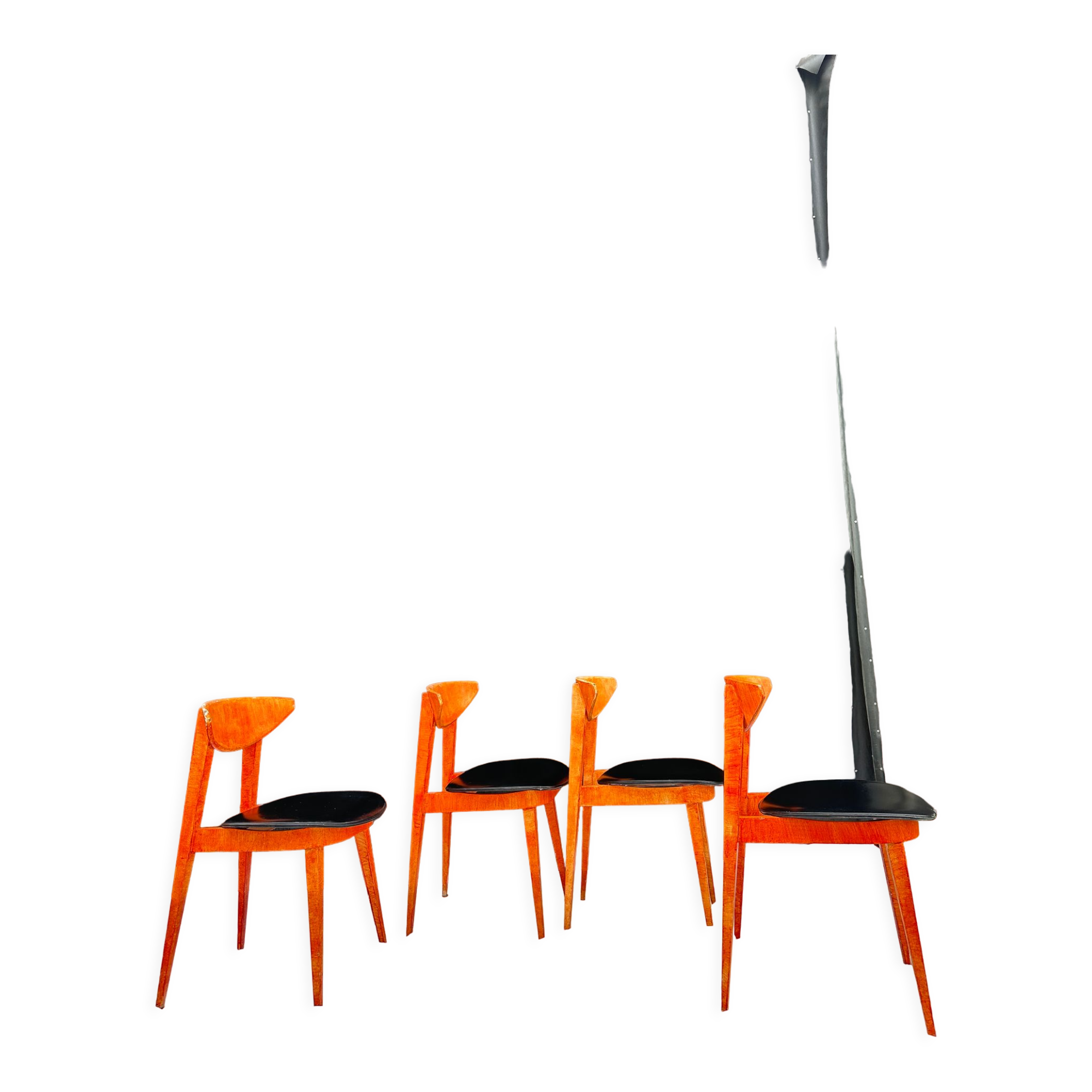 4 baumann chairs model fontania