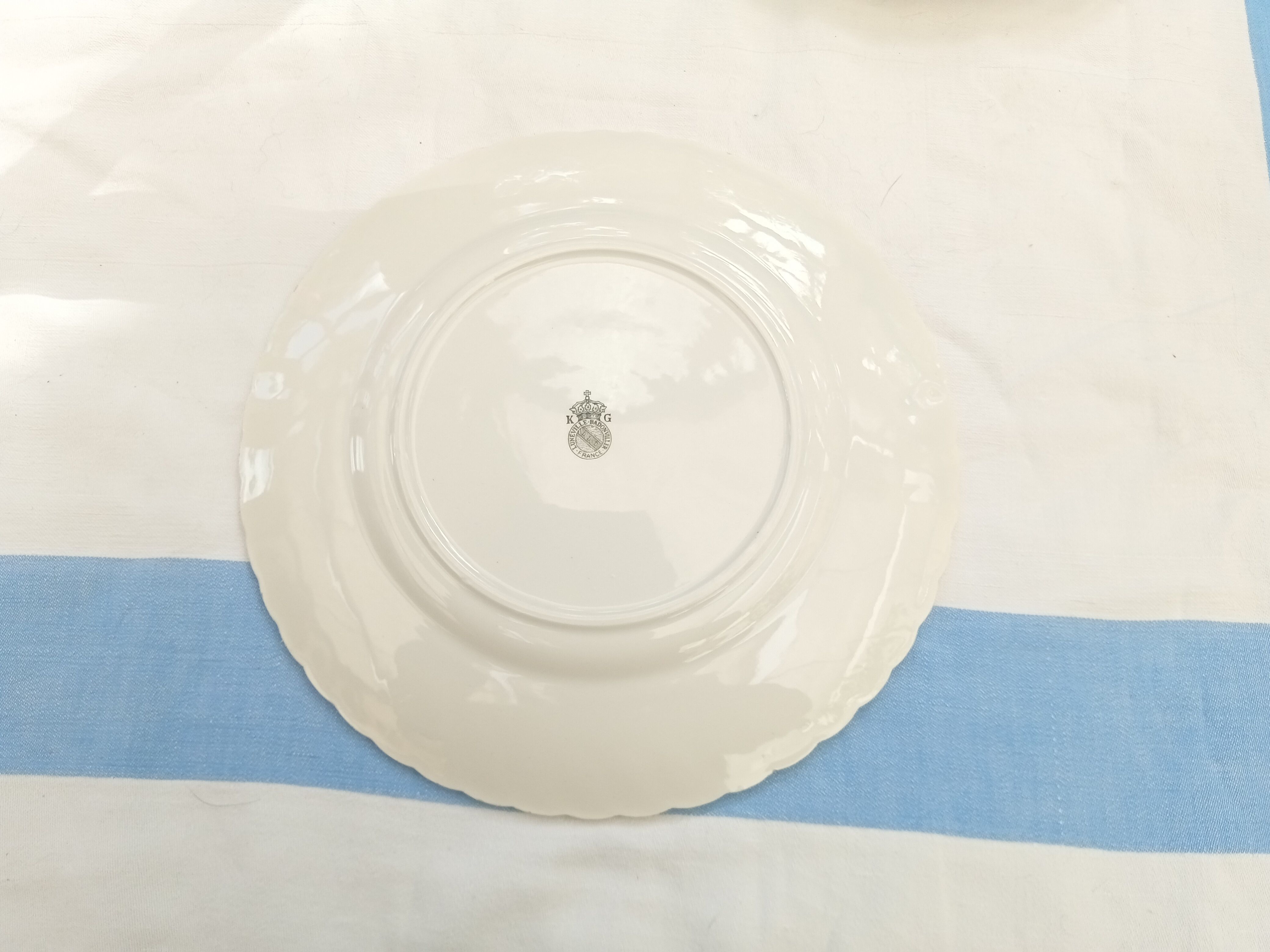 6 flat plates KG Lunéville