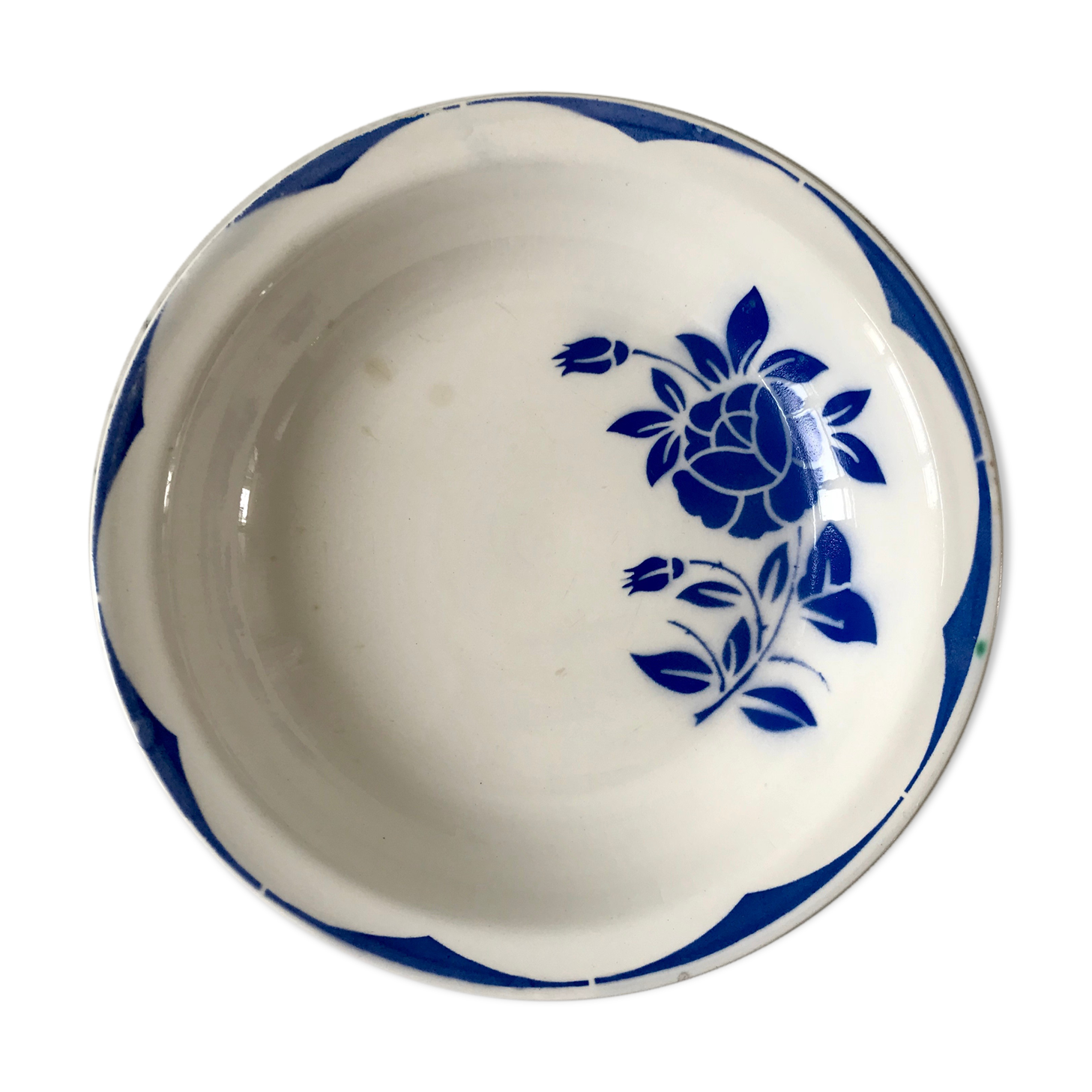 Hollow dish Digoin Sarreguemines model Corsica 40s
