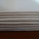 Drap plat "fleur bleue" lin toile métis 310 x 220 cm - blanc