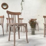 Suite of six bistro chairs