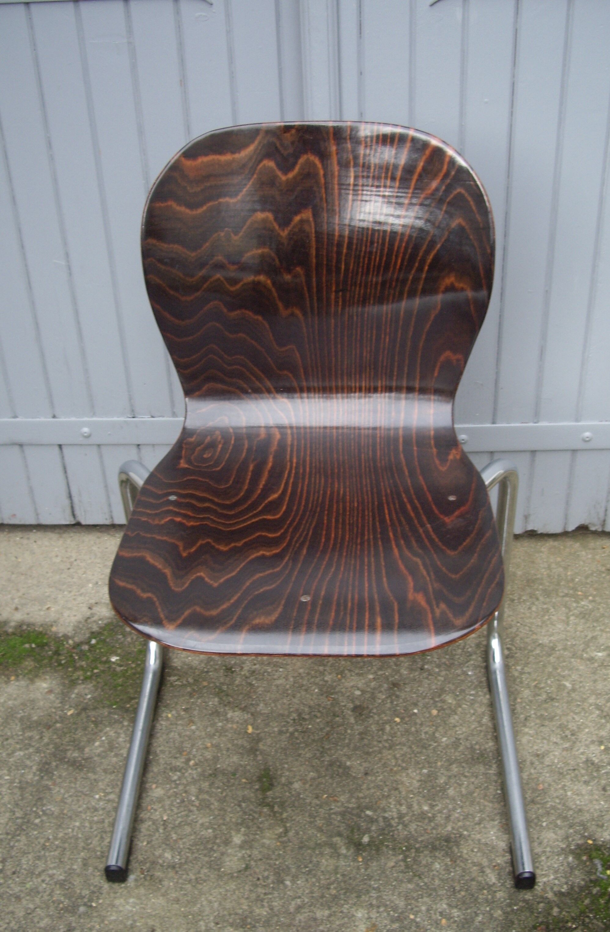 6 Pagholz chairs 70/80