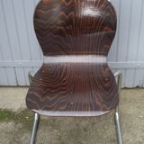 6 Pagholz chairs 70/80