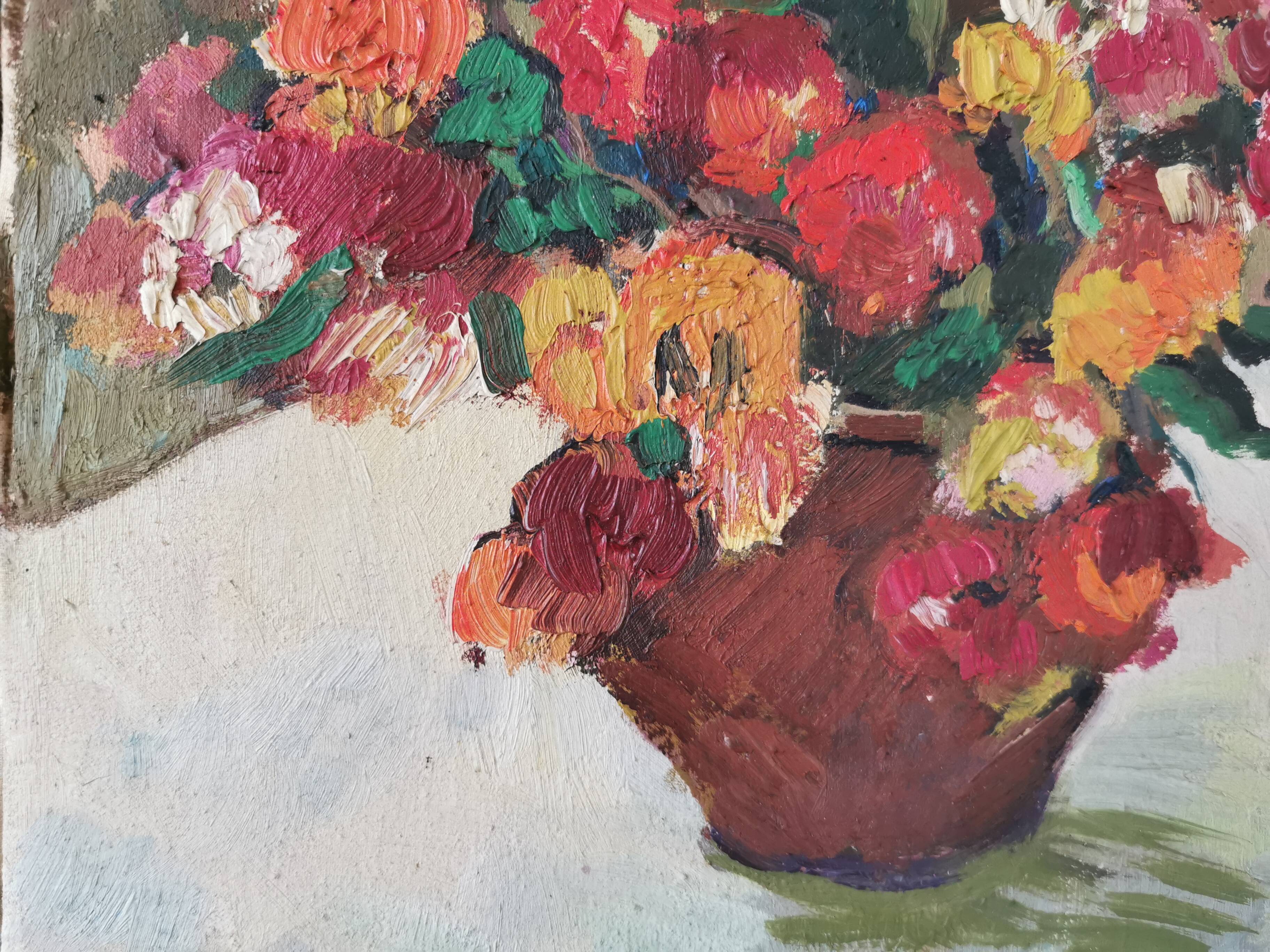 Set of 3 old still life paintings