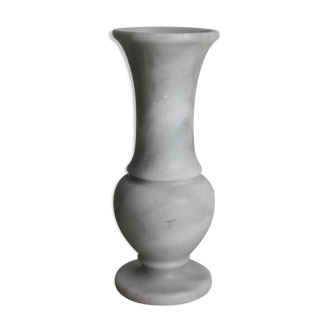 Grey marble vase