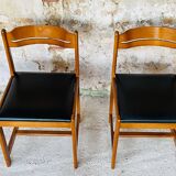Pair of Scandinavian chairs, vintage circa 1970's