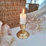 Golden candle holder