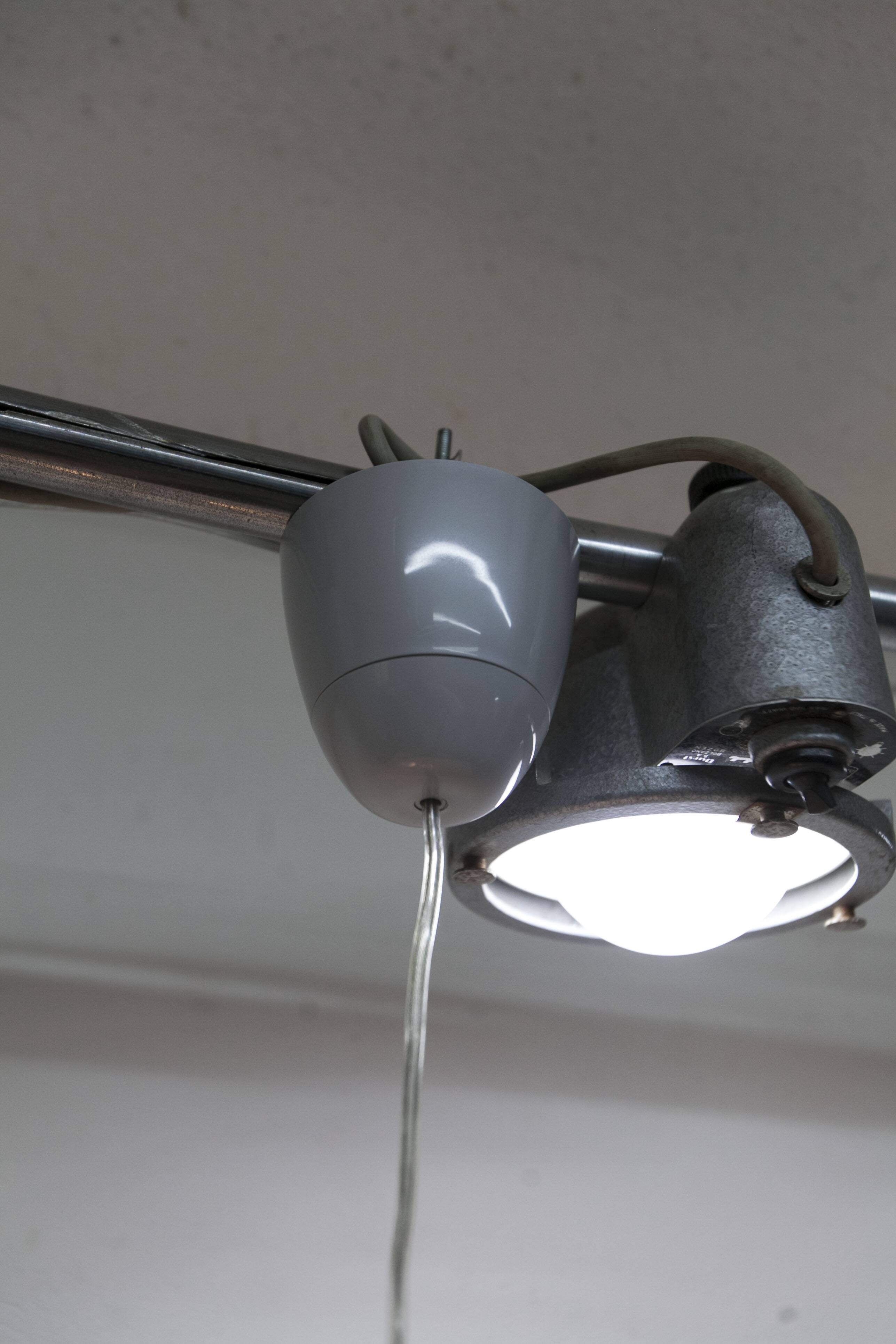 Pair of IKEA klockspel pendant lamps from 1980, cleaned and working