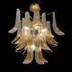 Murano Glass Feather Chandelier 1970’s