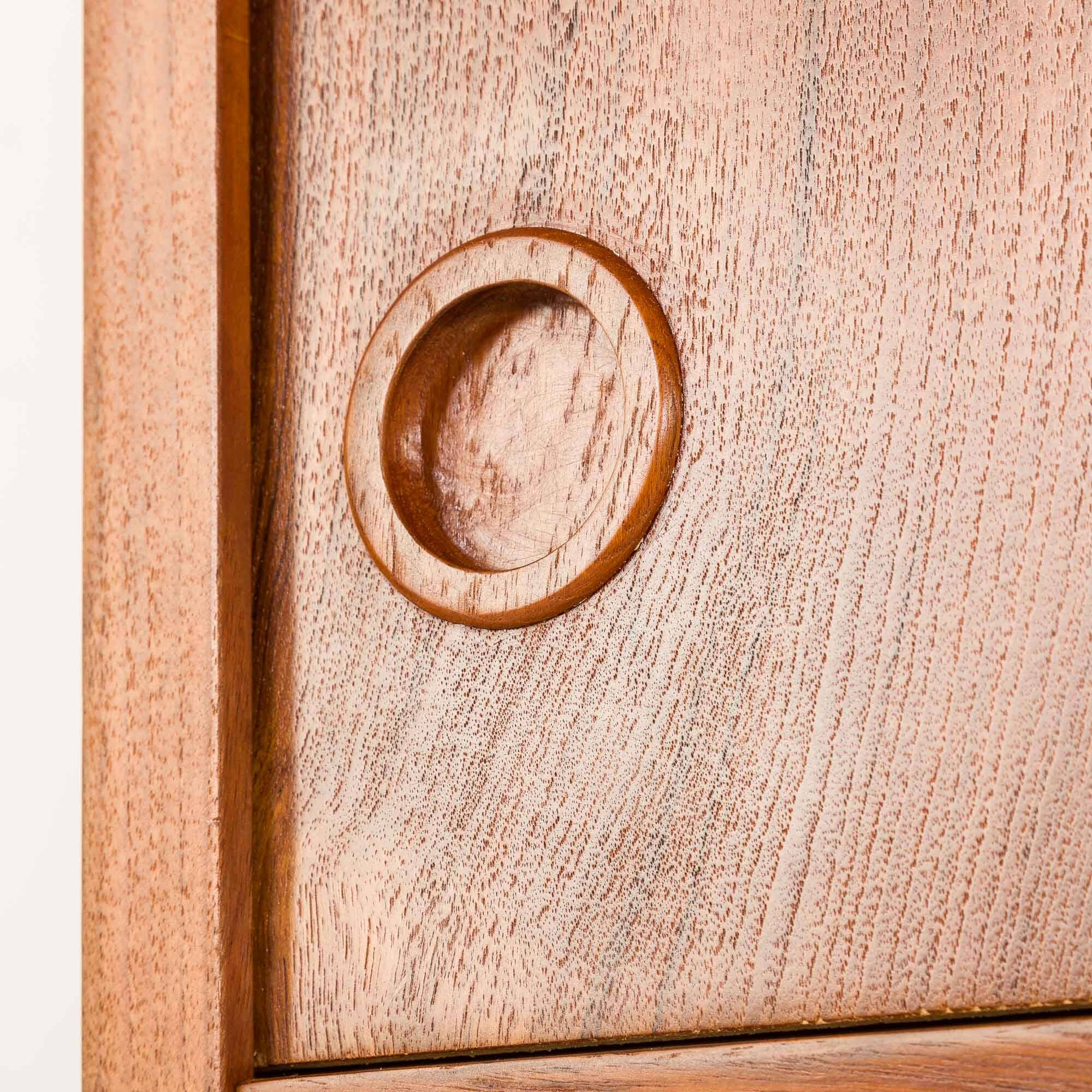 Danish teak wardrobe by Hundevad, 1960s