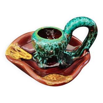 Vintage Valauris candlestick.