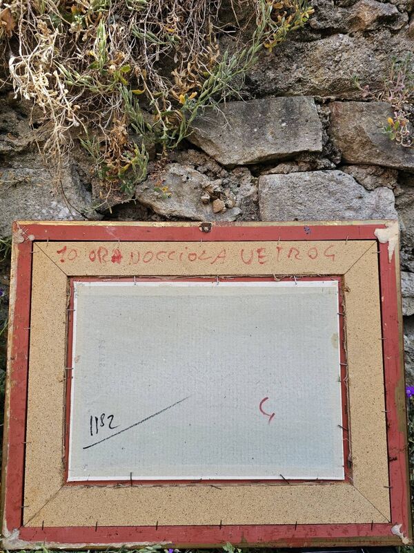 Tableau ancien encadré et vitré