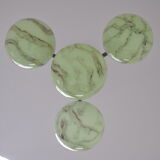 Art deco chrome chandelier,1930's.