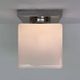 Ceiling lamp / flush mount 'Bauhaus in chrome and glass, 1930s
