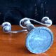 Pair of Victorian chandeliers in Silver Metal English