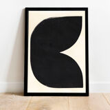 Paint on paper 30x40cm dated and signed on the back without frame