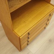 Danish Oak Bookcase with Drawers, 1960s