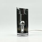 Space Age Chrome Metal Table Lamp Selenova TA447, Italy 1970s