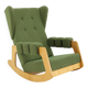 1970s Large Rare Brutalist Rocking Chair, Czechoslovakia