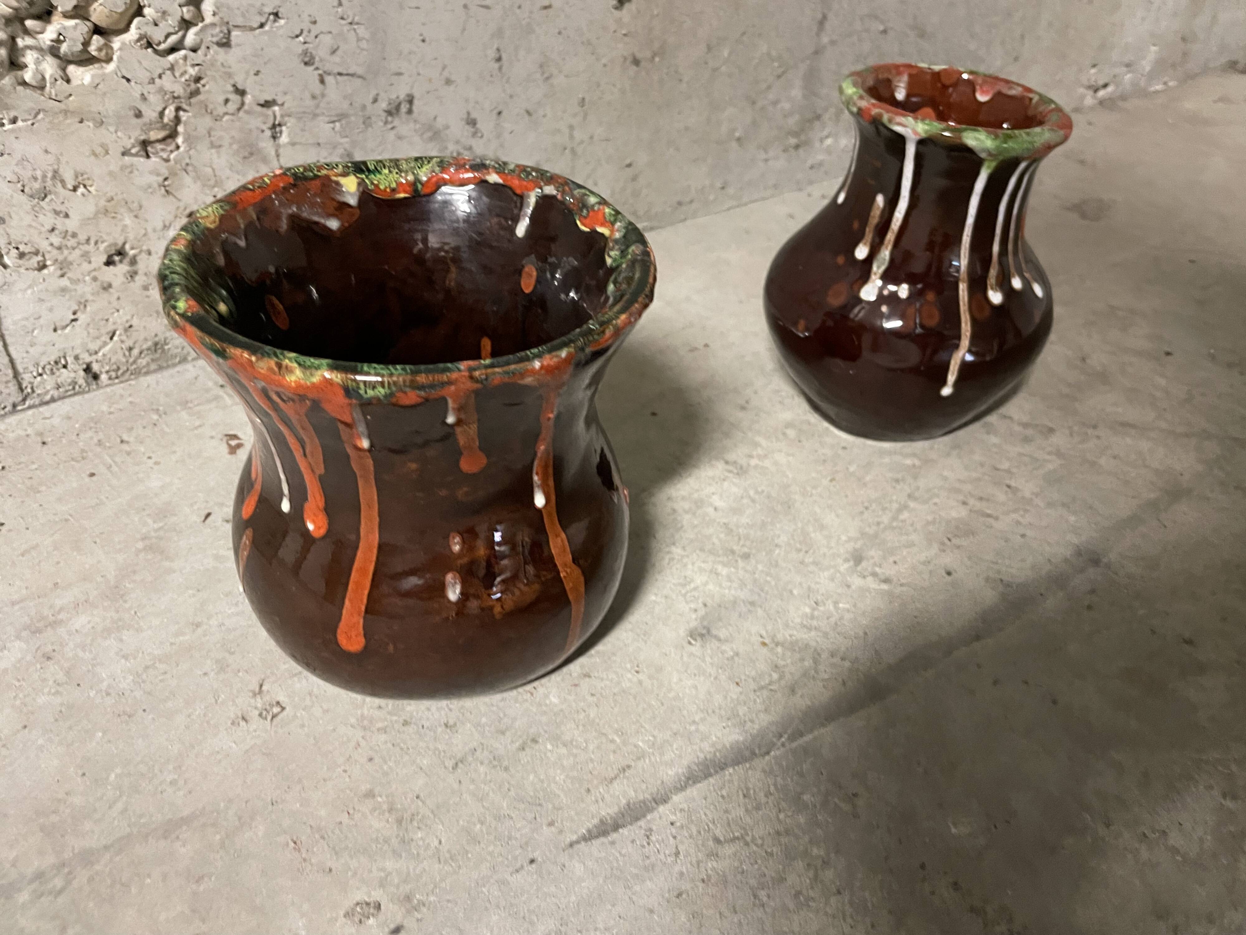 Pair of vases Vallauris