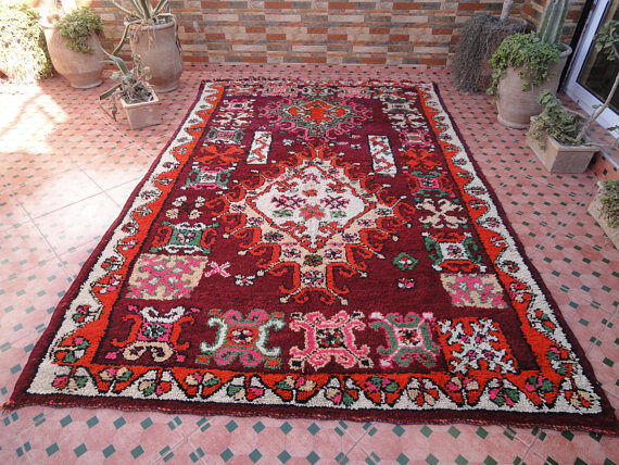 Berber carpet 278x189 cm