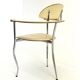 Set of yellow Marilyn Stiletto dining chairs Arrben Italy
