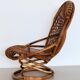 Giovanni Travasa for Bonacina Bamboo Lounge Chair, 1950s