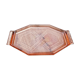 Pink glass dish