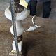 Vintage Alabaster and Brass Lamp Base H 30 cm