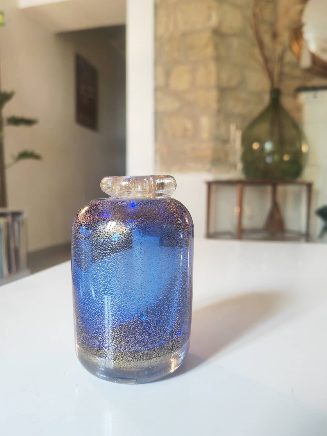 Glass paste vase