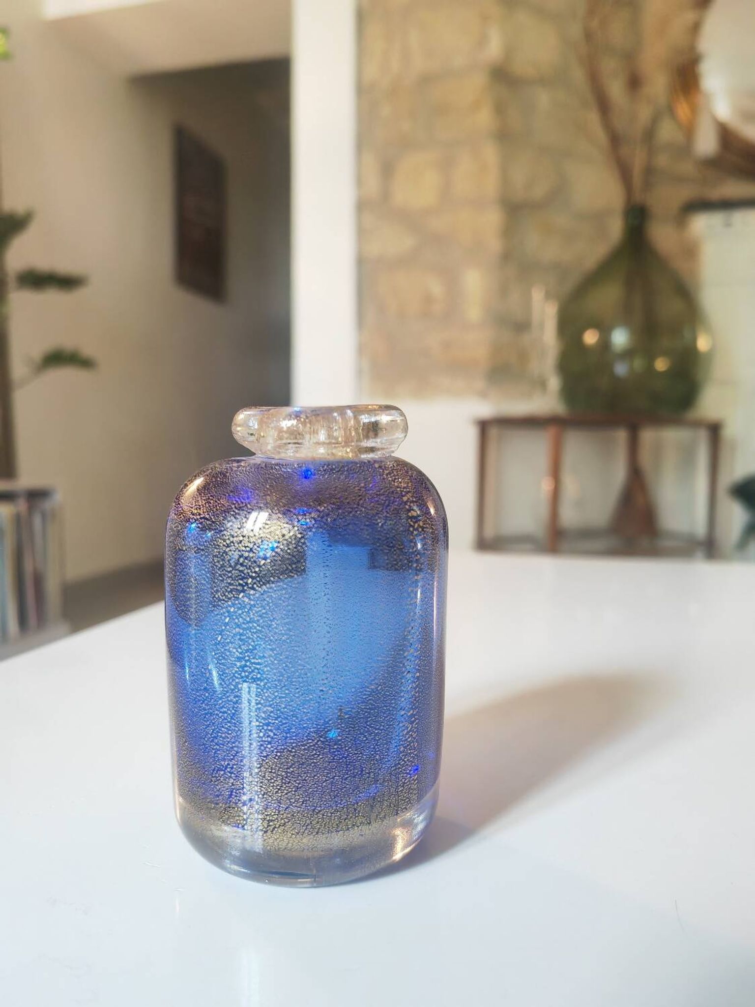 Glass paste vase