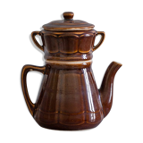 Vintage enamelled ceramic coffee maker