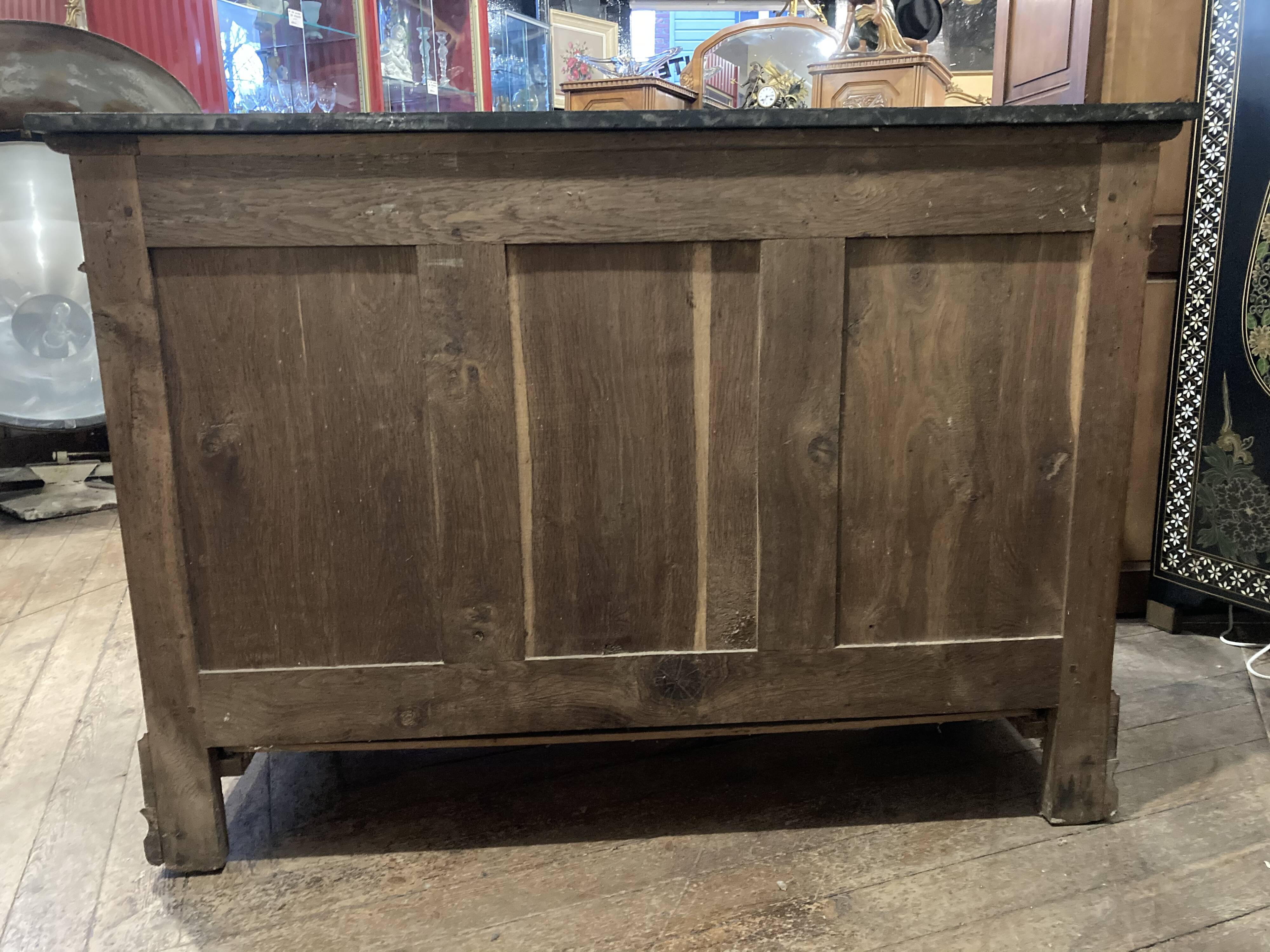 Louis XVI-style 4-drawer chest of drawers