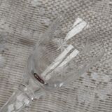 3 antique crystal port glasses