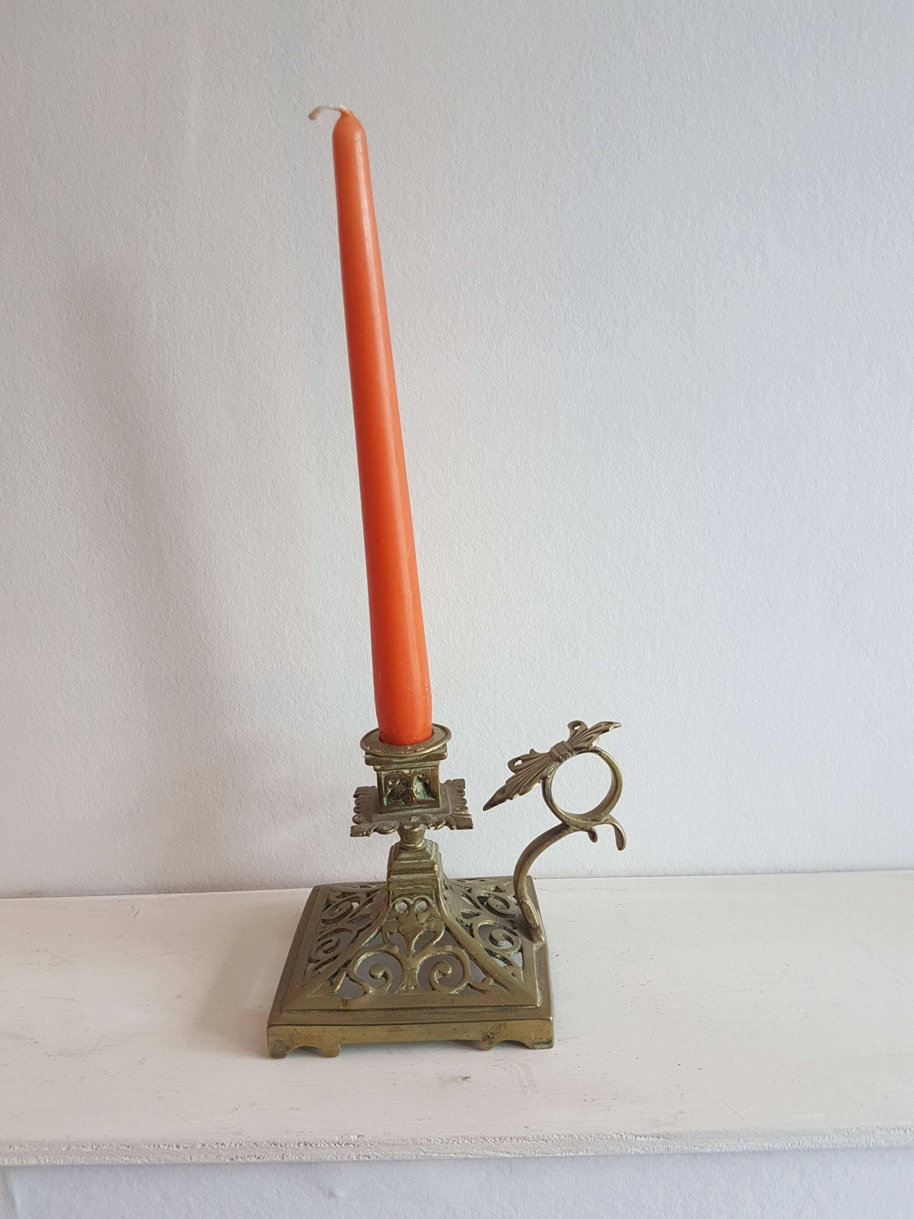 Brass candlestick