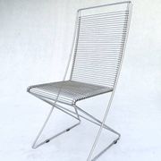 4 wire chairs by Till Behrens for Schlubach