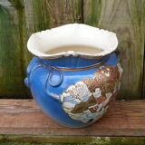 Japan vase satsuma enamelled pottery