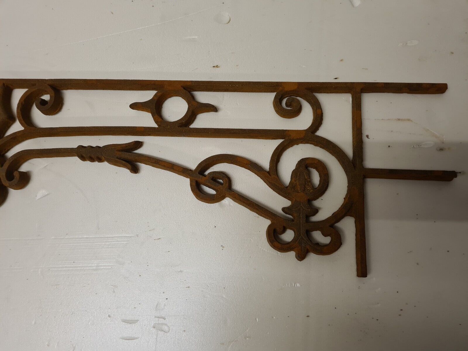 Cast iron balcony box