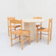 Vintage travertine dining table