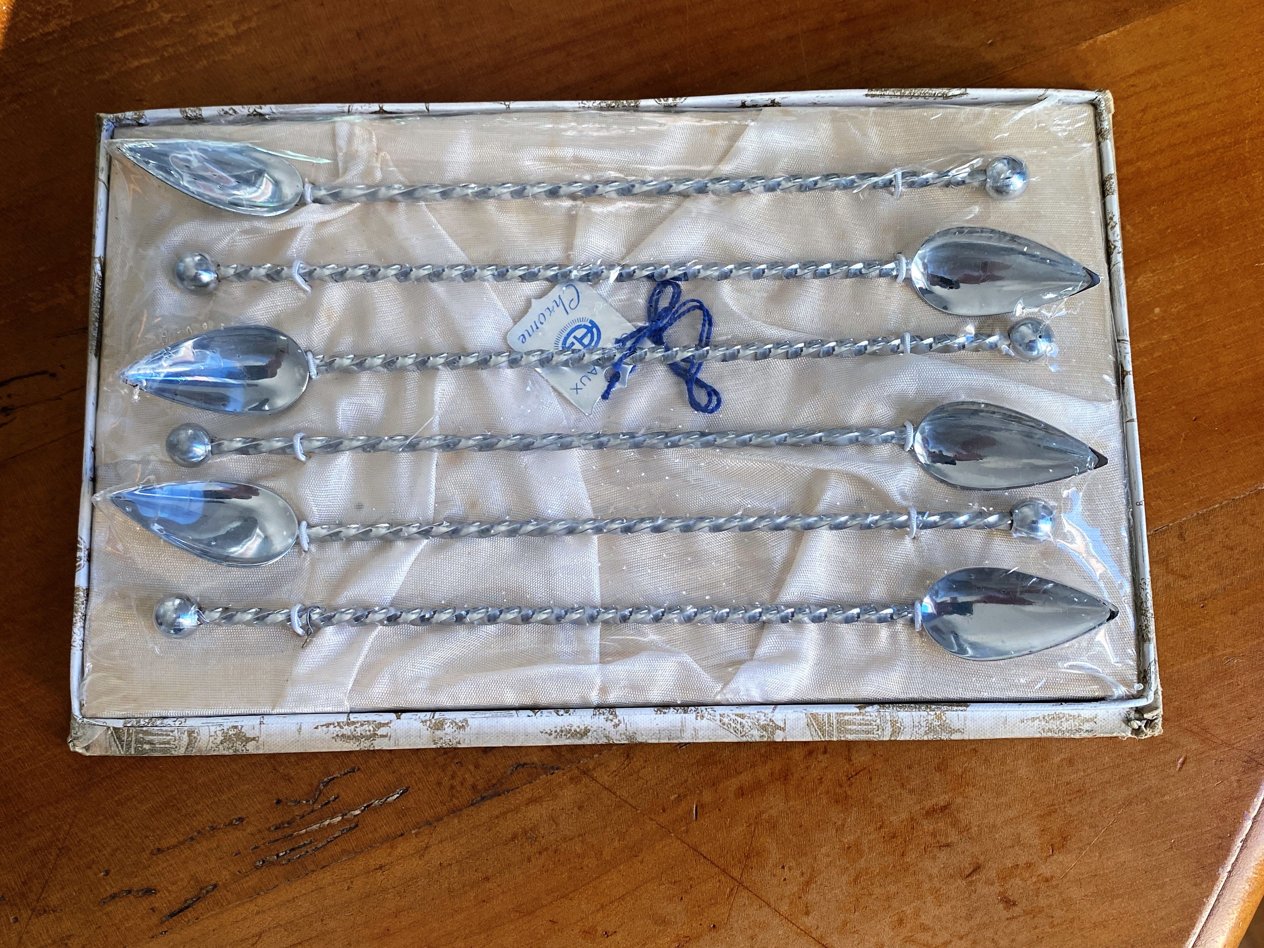 Set de 6 cuillères à cocktail