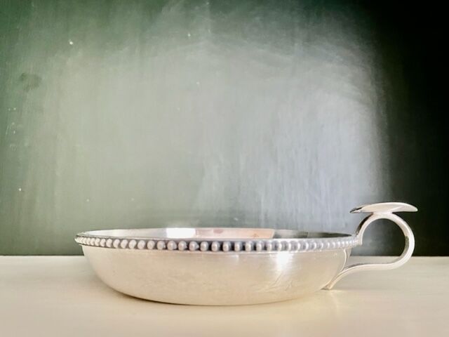 Empty ashtray Christofle pocket / Gallia silver metal