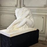 Large Workshop Plaster, Young Nude Woman, Signature on the Base