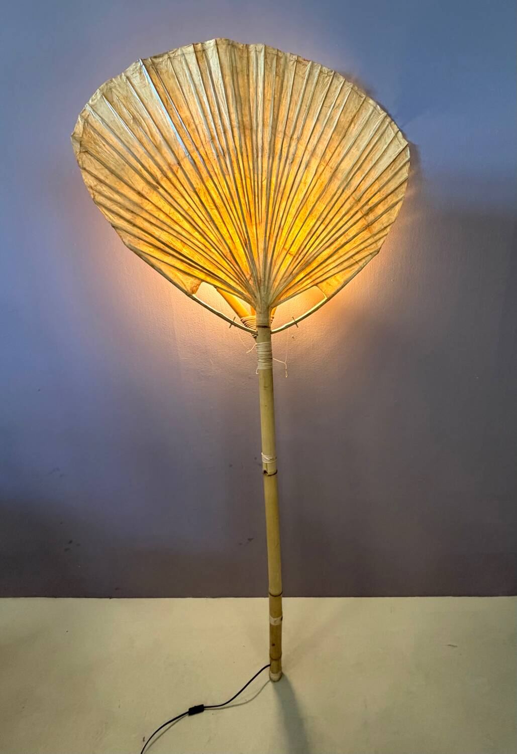 Uchiwa floor lamp large by Ingo Maurer for Design M.