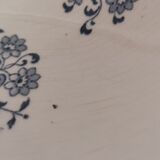 Ravier en terre de fer bleu, vert modèle "Mignon", H & Cie Sarreguemines