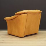 Ensemble de salon cognac, design danois, années 1970, fabricant : Skalma Møbelfab