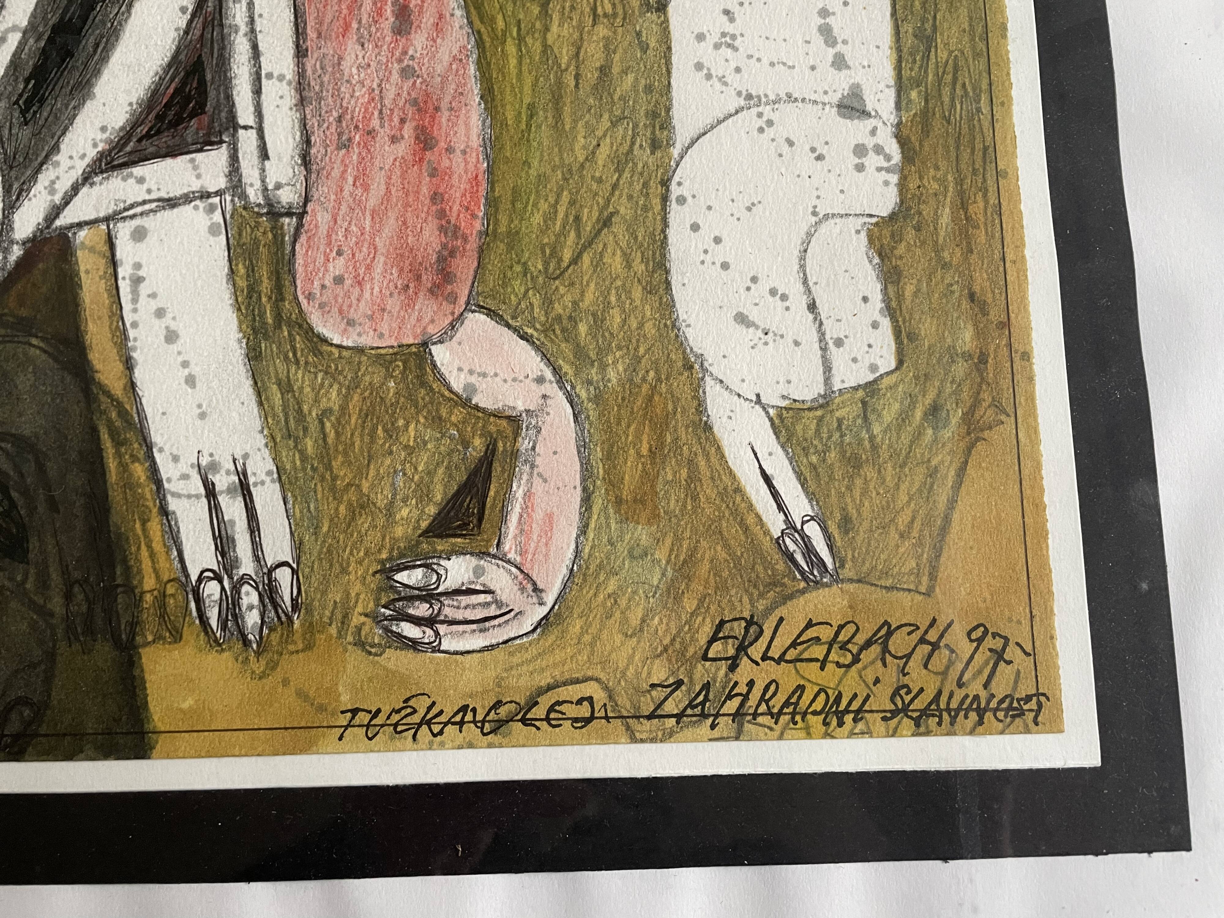 Eastern country painting signed