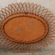 Rattan mirror