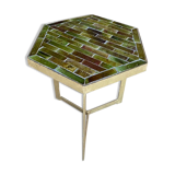 Side table in zelliges