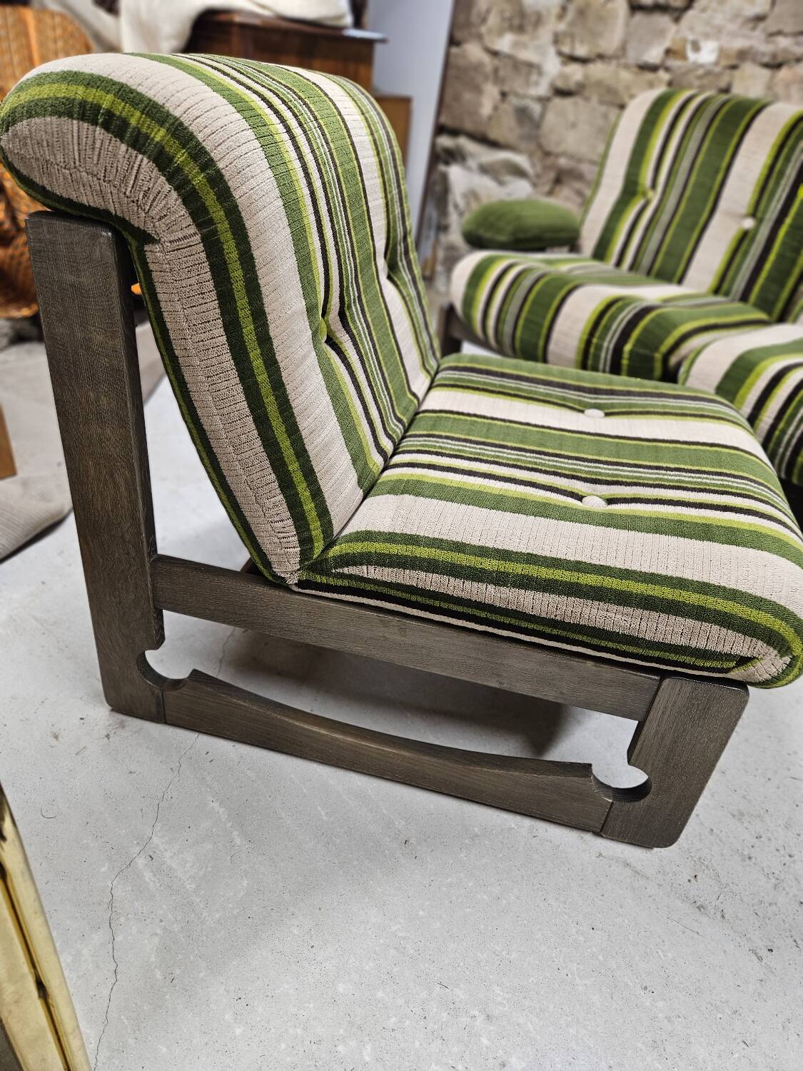 Set of 4 armchairs 1960/1970